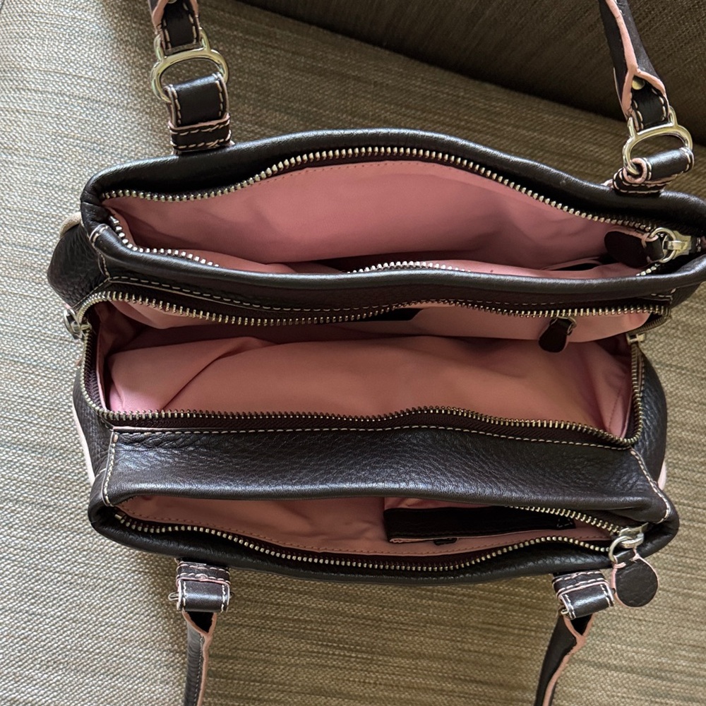Cole Haan Black and Pink Shoulder Bag - Picture 7 of 7